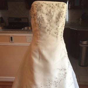 Forever Yours Floral Embroidered Wedding Gown